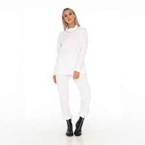 Skemo Basics Loungewear Jogger White Elastic Pants XS